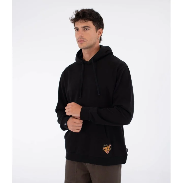 Sweat à capuche Tattoo Trudy Skull homme — Noir