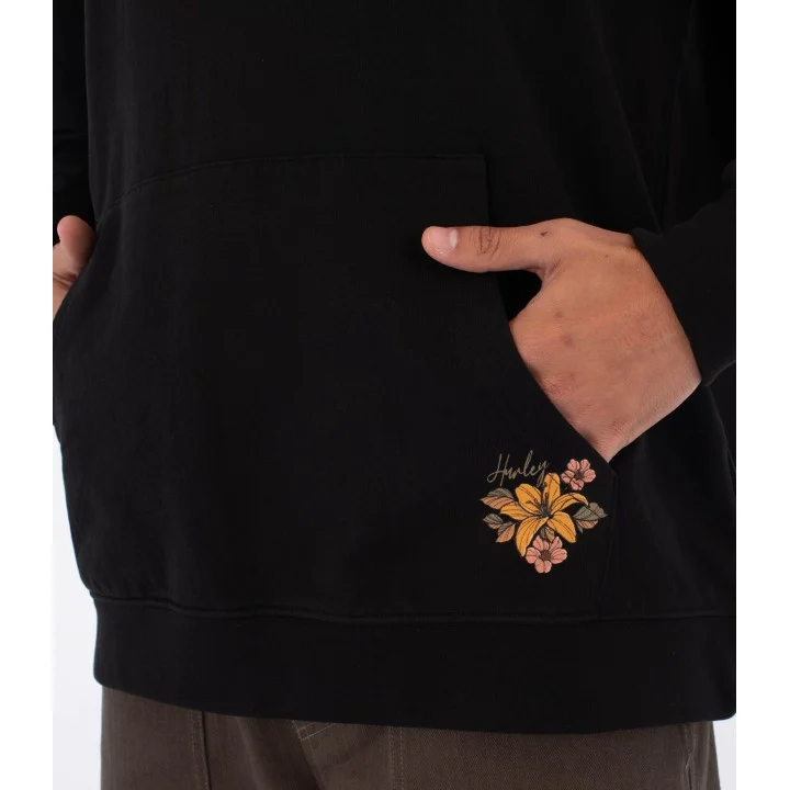 Sweat à capuche Tattoo Trudy Skull homme — Noir