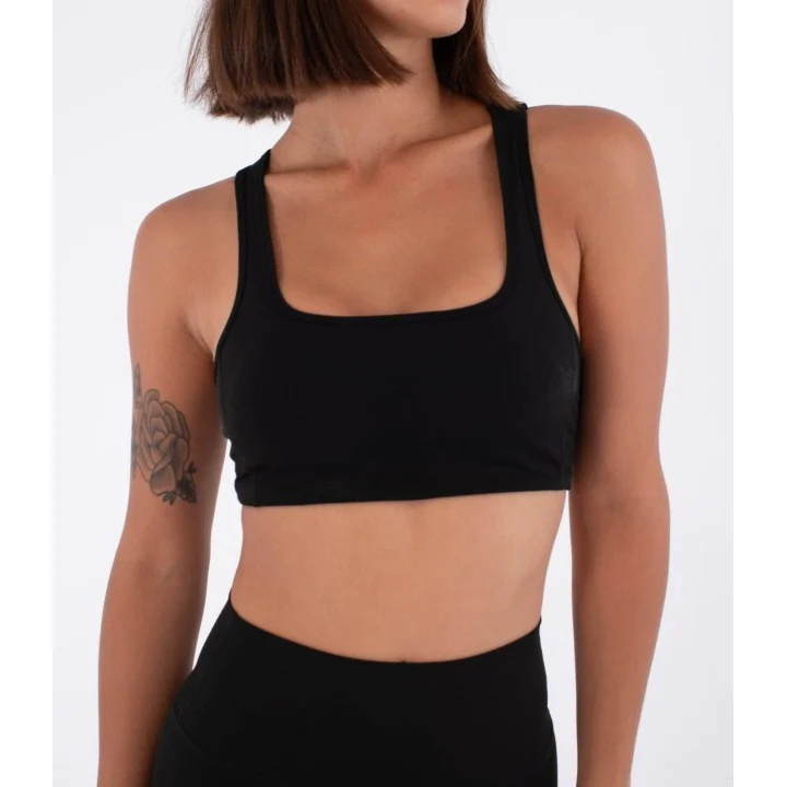 Brassière Active — dos nageur — Noir