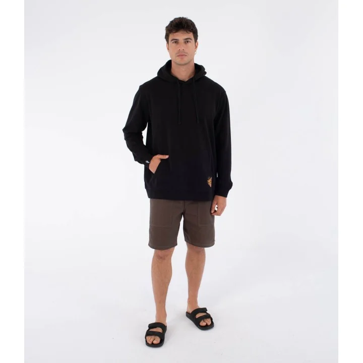 Sweat à capuche Tattoo Trudy Skull homme — Noir