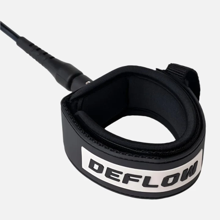 Core 8′ Leash — 7 mm — Noir