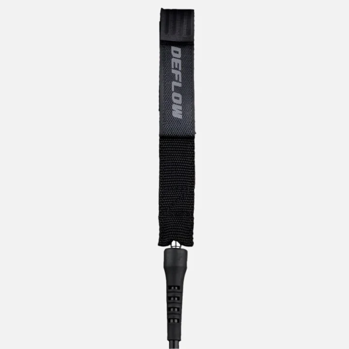 Premium 9′ Leash — 7 mm — Noir