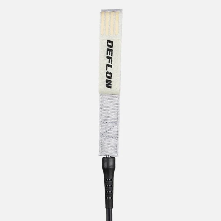 Leash Premium 9′ — 7 mm — genou — Argent