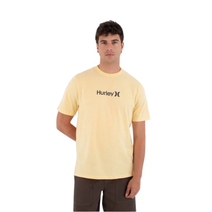 Hurley — T-shirt Printing Press One & Only — jaune — vue 1