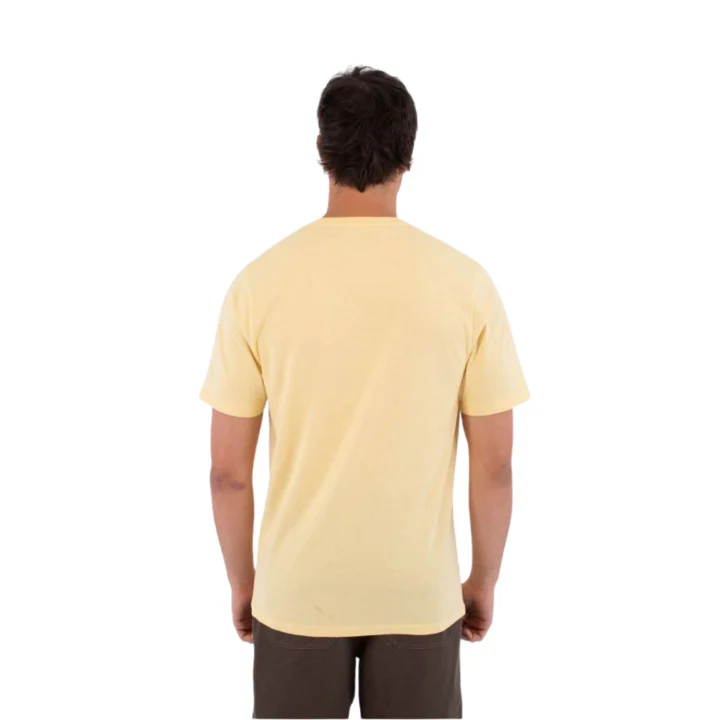 Hurley — T-shirt Printing Press One & Only — jaune — vue 2