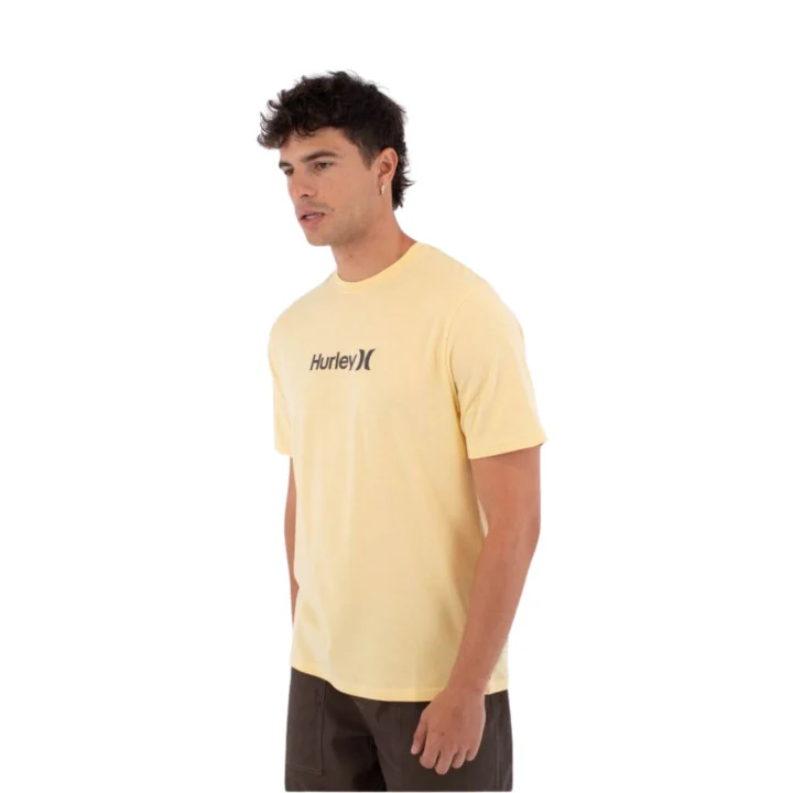 Hurley — T-shirt Printing Press One & Only — jaune — vue 3