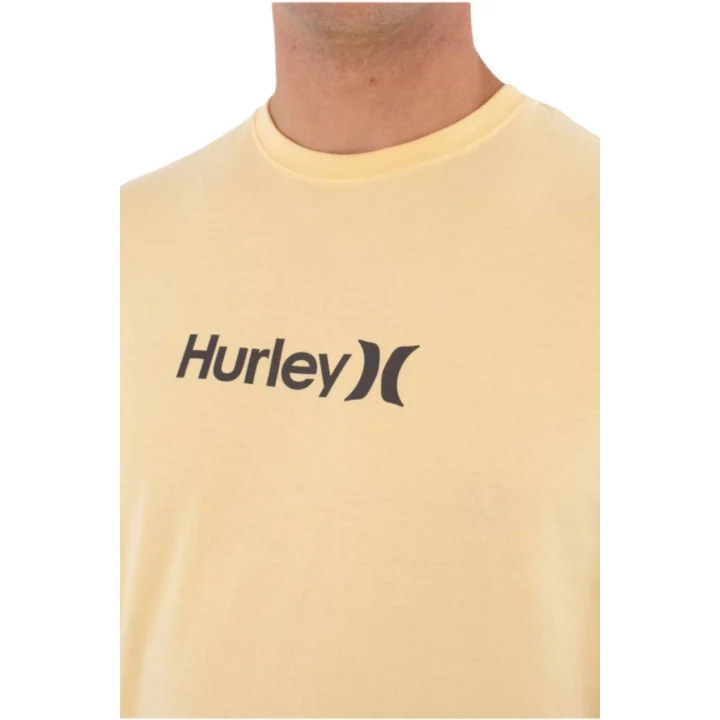 Hurley — T-shirt Printing Press One & Only — jaune — vue 4