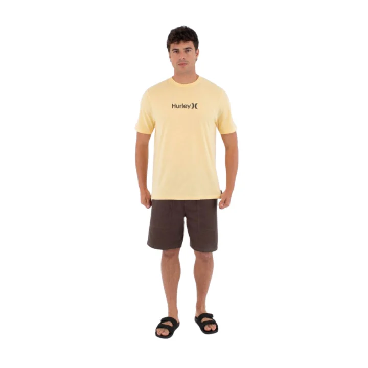 Hurley — T-shirt Printing Press One & Only — jaune — vue 5