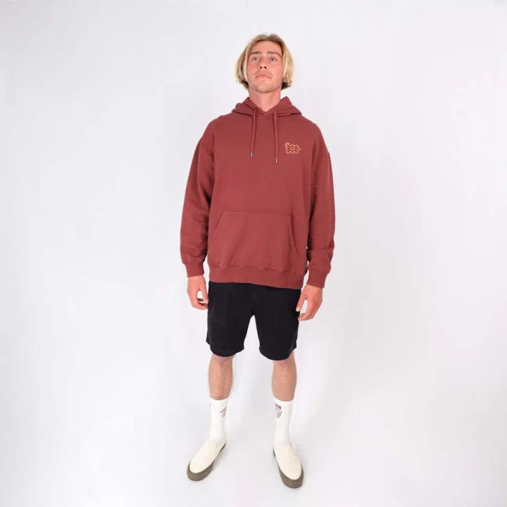 Soöruz — Sweat à capuche Hula homme — Rouge — vue 2