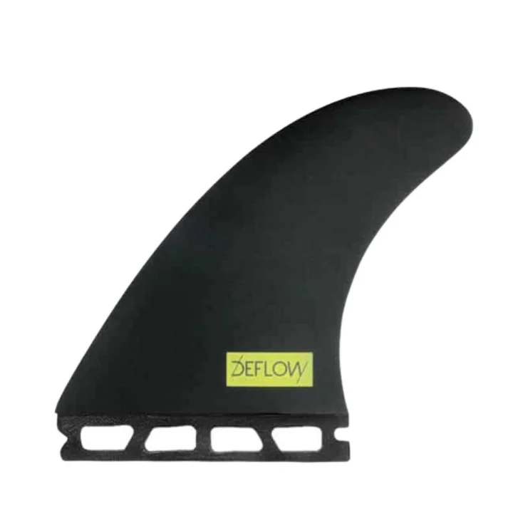 Deflow — Twin + 1 Fins — Futures — Lemon yellow (Acid Lemon) — view 2