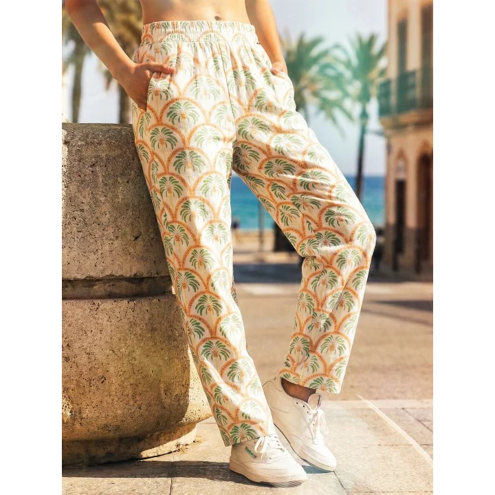Women’s Beach Relax Trousers — Beach clay