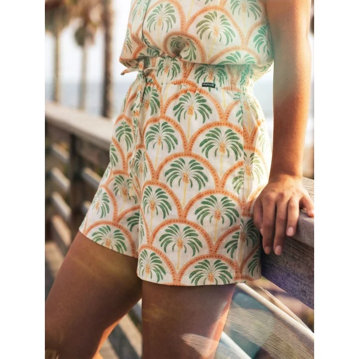 Short Beach Relax femme — Beach clay