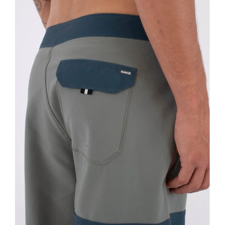 Boardshort Phantom Eco Block Party 18″ homme — Great White