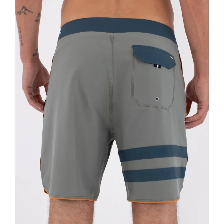 Boardshort Phantom Eco Block Party 18″ homme — Great White