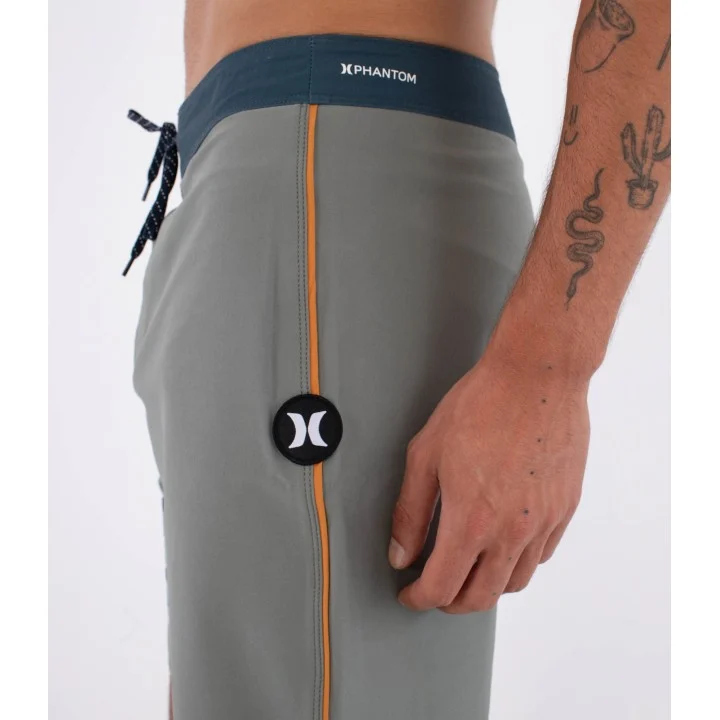Boardshort Phantom Eco Block Party 18″ homme — Great White