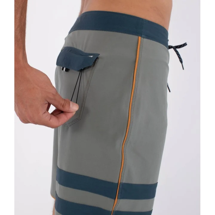 Boardshort Phantom Eco Block Party 18″ homme — Great White