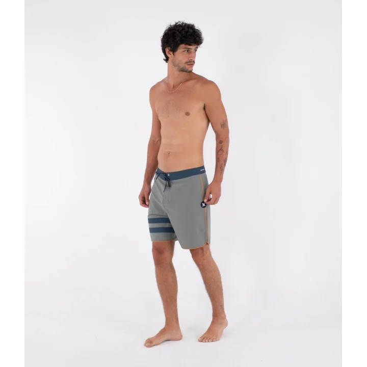 Boardshort Phantom Eco Block Party 18″ homme — Great White