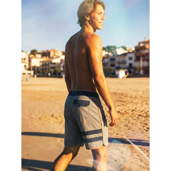 Boardshort Phantom Eco Block Party 18″ homme — Great White