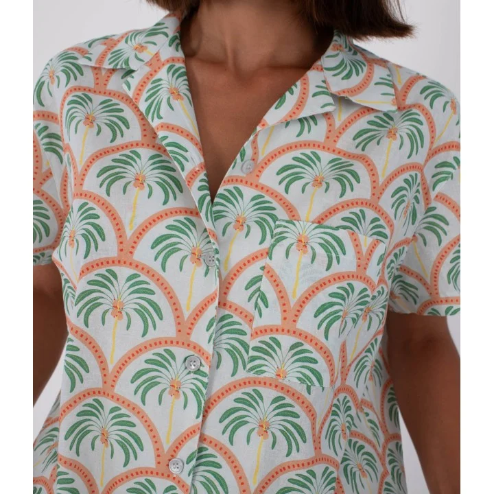 Women’s Beach Relax Shirt — Beach clay