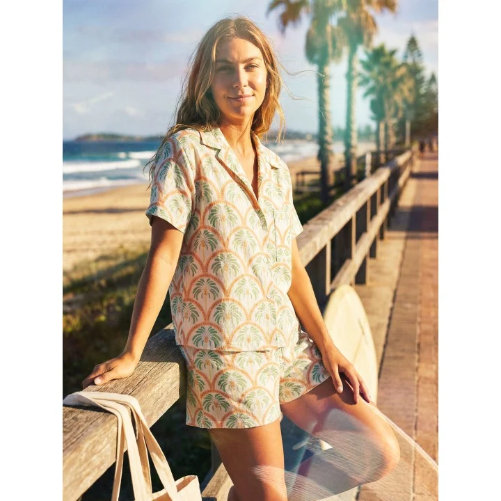 Women’s Beach Relax Shirt — Beach clay