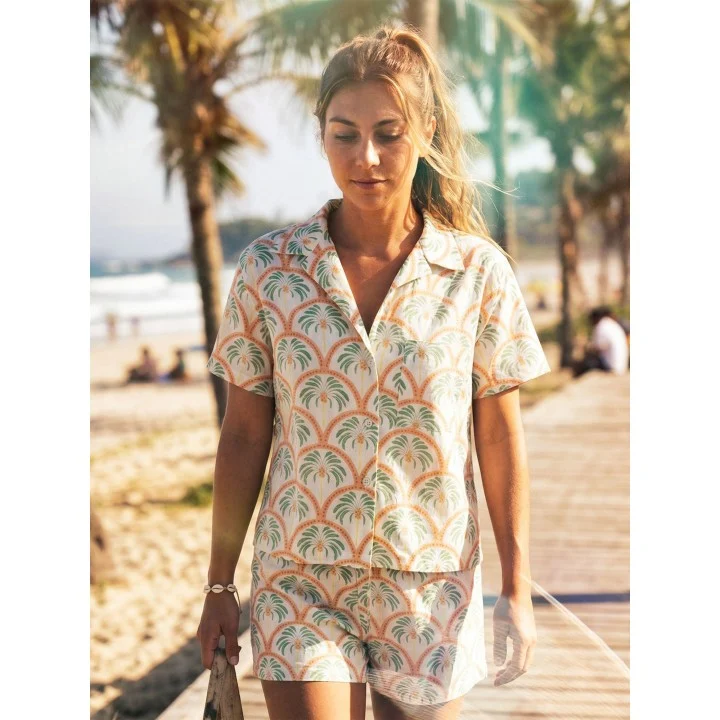Women’s Beach Relax Shirt — Beach clay