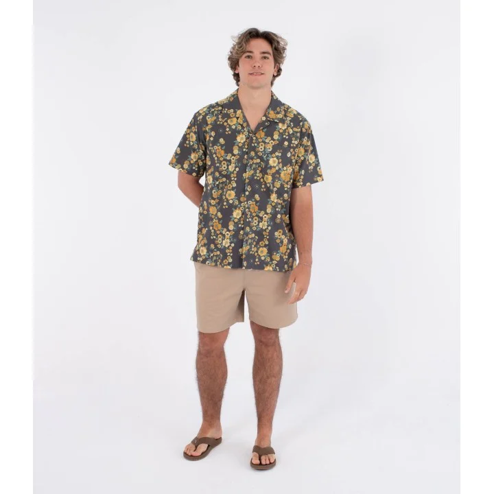 Men’s Dogpatch Camp Shirt — short sleeve — Noir