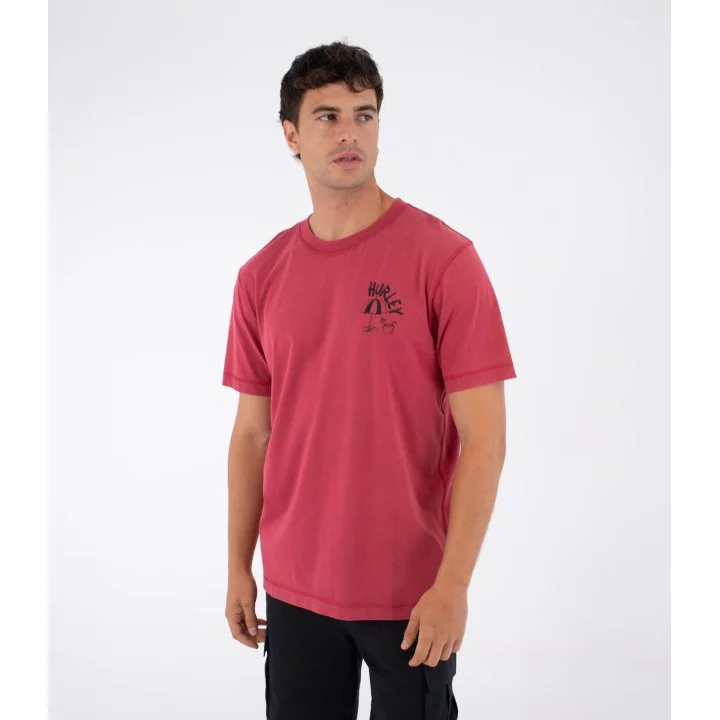 Men’s Sider T-shirt — Cherry crimson