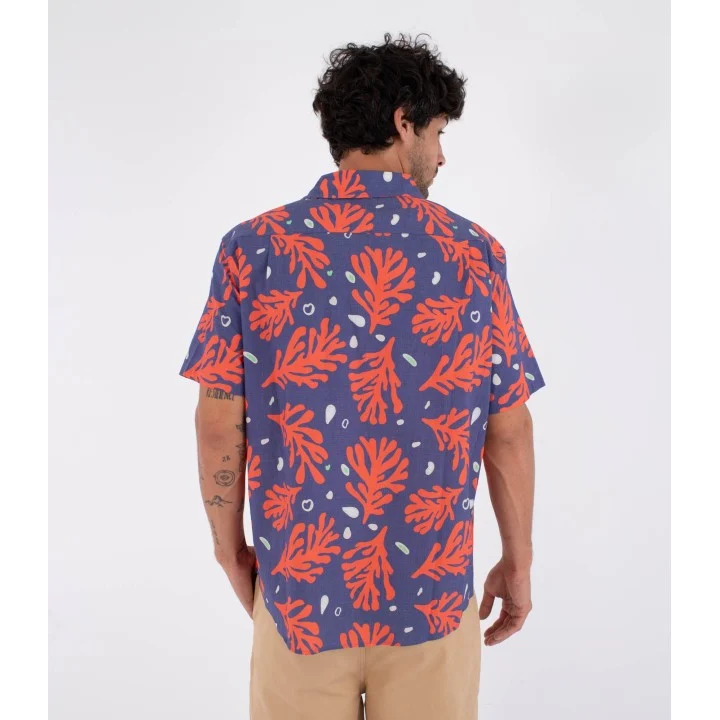 Chemise Printing Press Coral homme — manches courtes — Destroyer