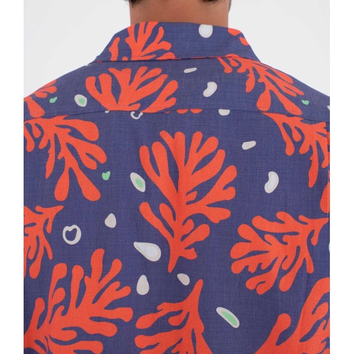 Chemise Printing Press Coral homme — manches courtes — Destroyer