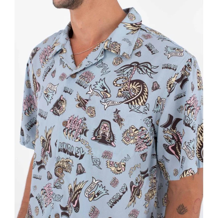 Men’s Etam Shirt — short sleeve — Worker Blue