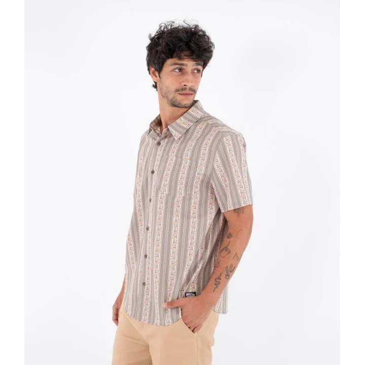 Men’s Printing Press Hips Shirt — short sleeve — Bone