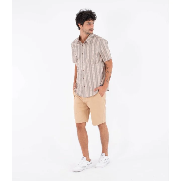 Men’s Printing Press Hips Shirt — short sleeve — Bone