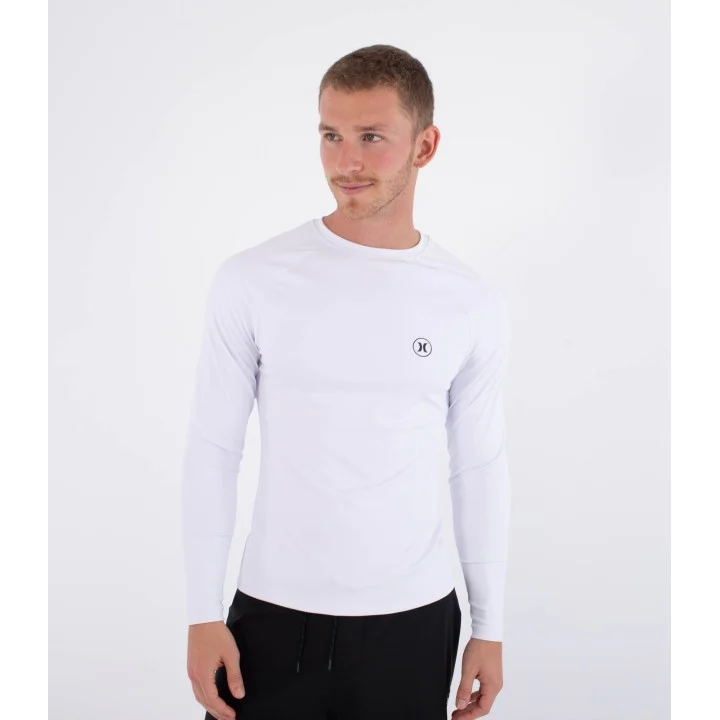 Lycra Icon Circle homme — manches longues — Blanc