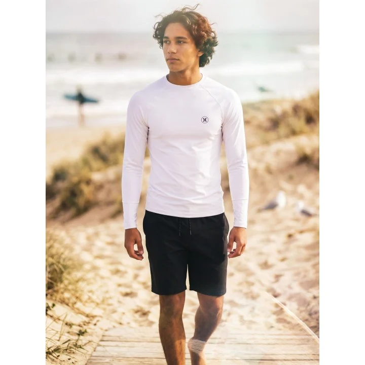 Lycra Icon Circle homme — manches longues — Blanc