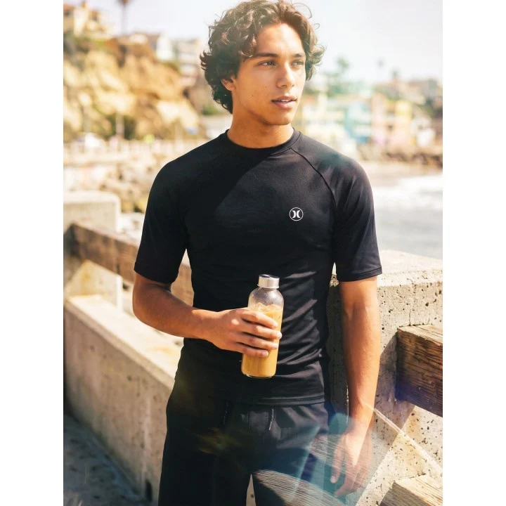 Lycra Icon Circle homme — manches courtes — Noir