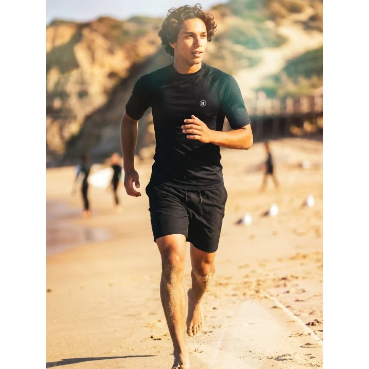 Lycra Icon Circle homme — manches courtes — Noir