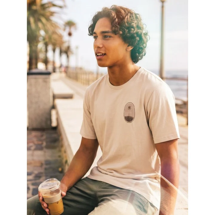 T-shirt Seclusion homme — Bone