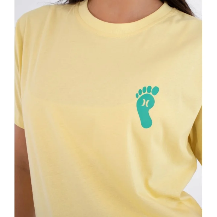 T-shirt Creek Big Foot femme — Macadamia