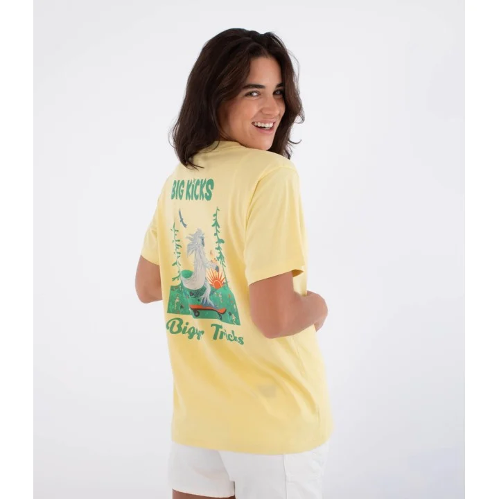 T-shirt Creek Big Foot femme — Macadamia
