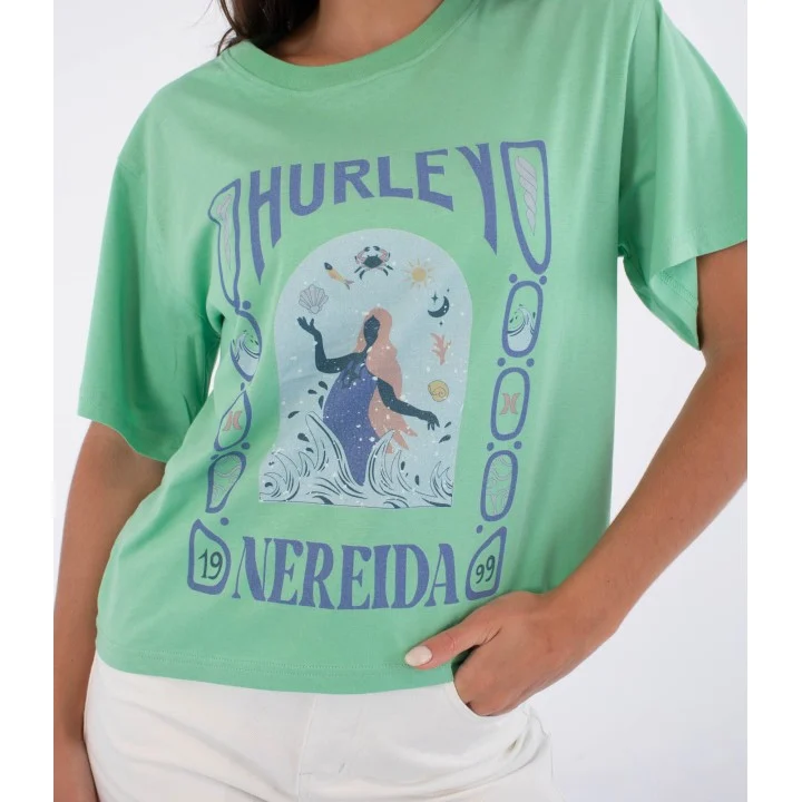 T-shirt Island Nereida femme — Liquid jade
