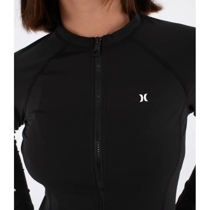 Women’s Rash Vest — long sleeve — Noir