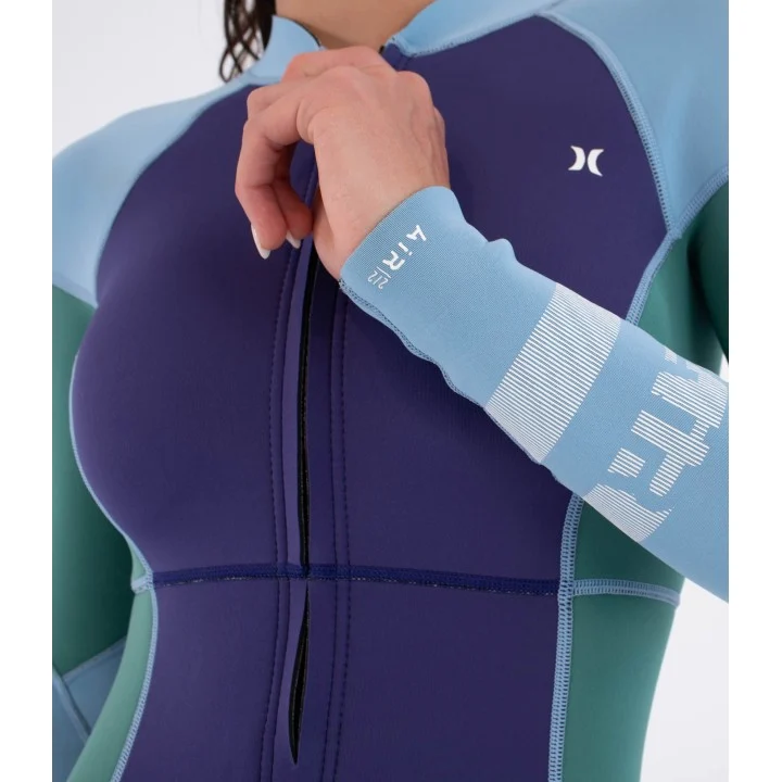 Shorty Air 2 mm femme — manches longues — Bonnie Blue