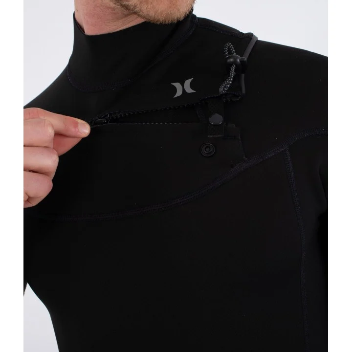 Shorty Air 2/2 mm homme — manches courtes — Noir