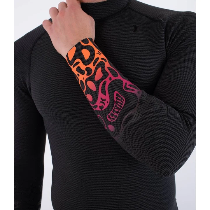 Men’s Air 1/1 mm Neoprene Jacket — long sleeve — Noir / motif Bubble