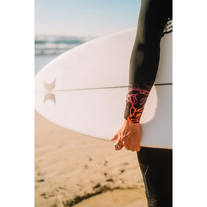 Men’s Air 3/2 mm Wetsuit — Noir / motif Bubble