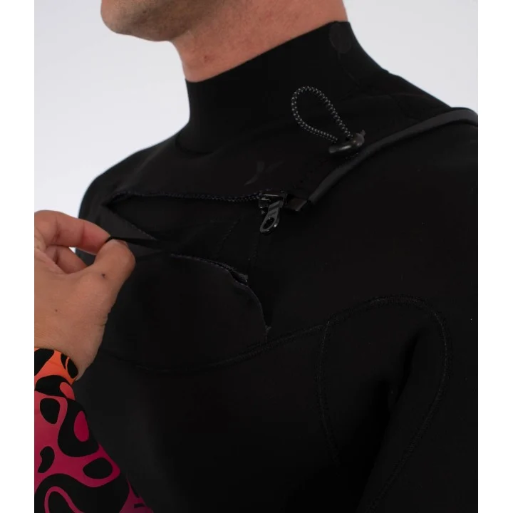 Men’s Air 3/2 mm Wetsuit — Noir / motif Bubble