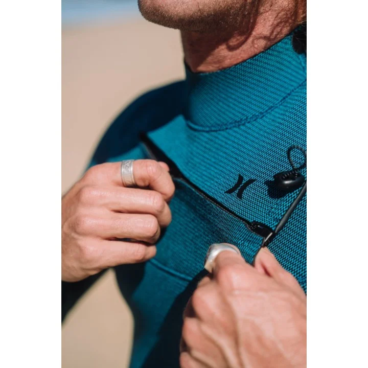 Combinaison Plus 3/2 mm homme — Noir / bleu ciel