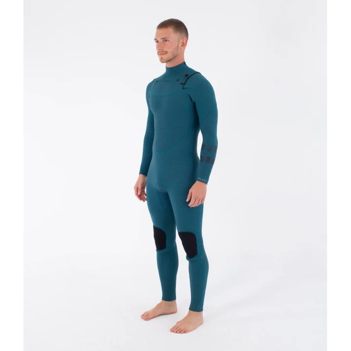 Combinaison Plus 3/2 mm homme — Noir / bleu ciel