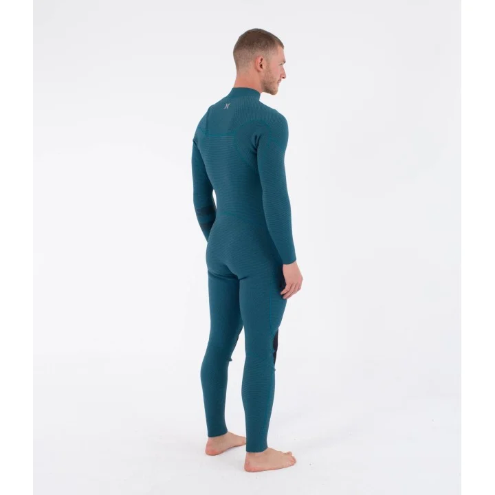Combinaison Plus 3/2 mm homme — Noir / bleu ciel