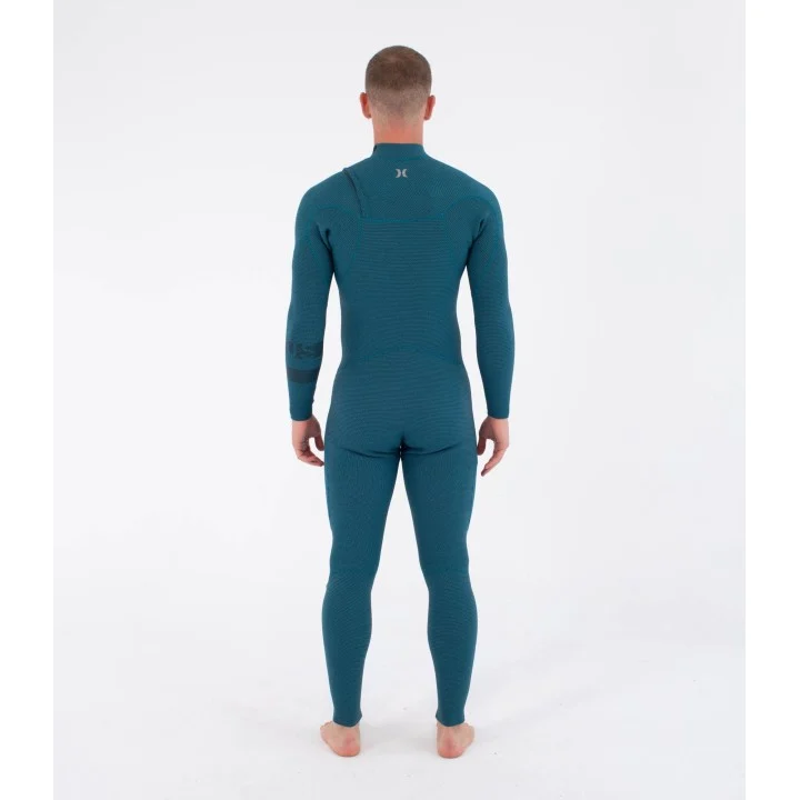 Combinaison Plus 3/2 mm homme — Noir / bleu ciel